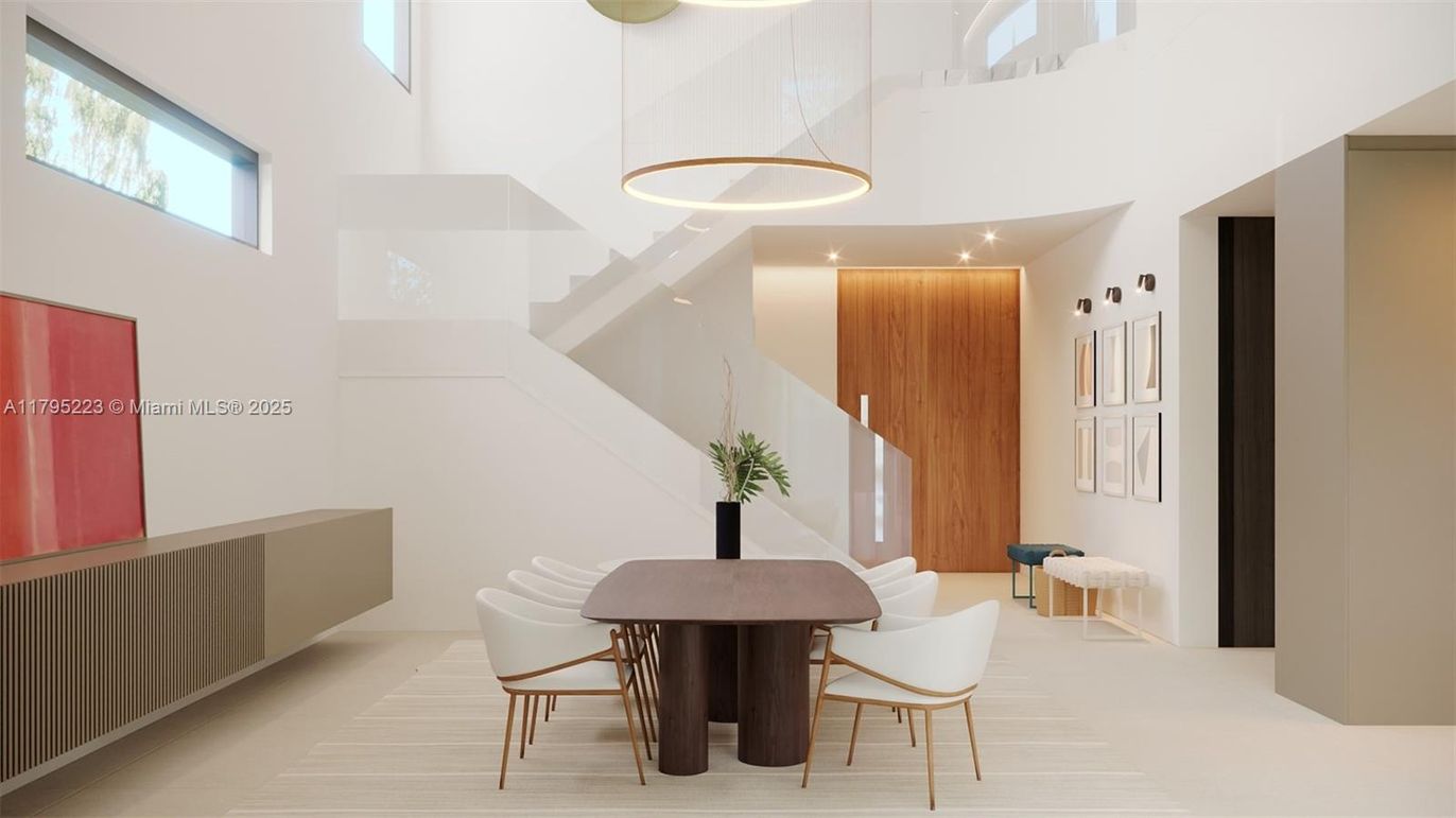 Dining room, Interior, Pendant Lights