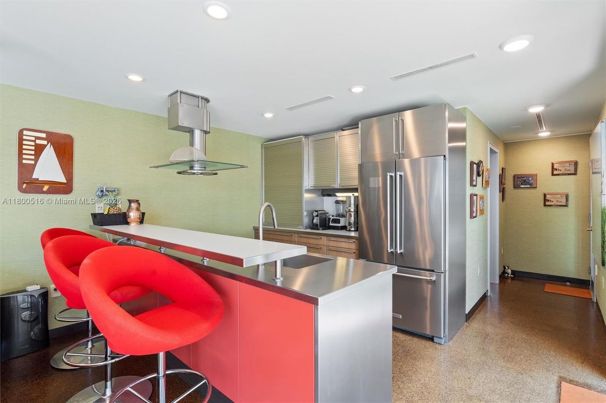Interior, Kitchen, Recessed Lighting, Stainless Steel Appliances