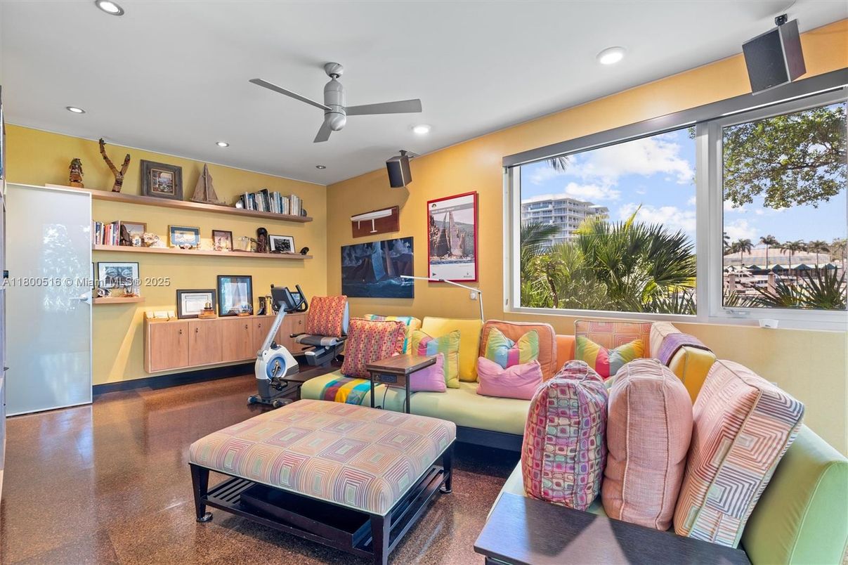 Interior, Living room, Recessed Lighting