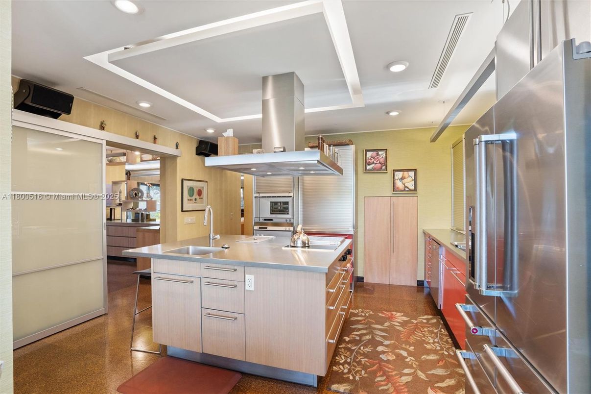 Interior, Kitchen, Recessed Lighting, Stainless Steel Appliances