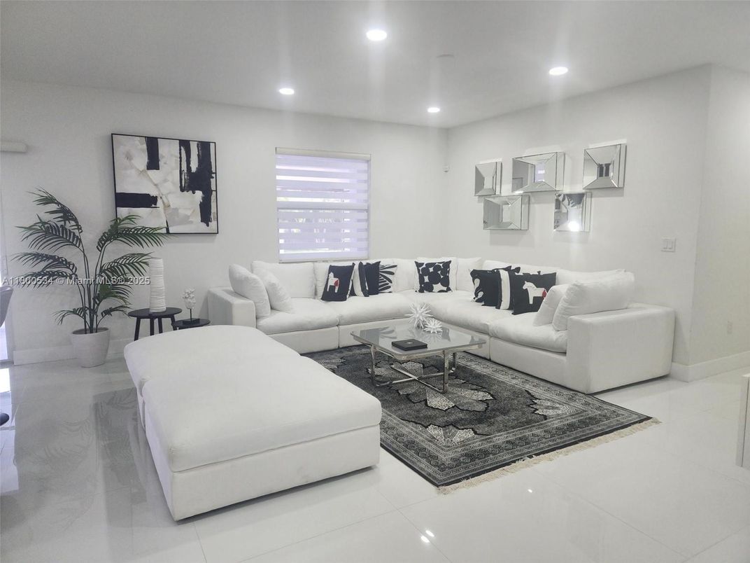 Interior, Living room, Recessed Lighting