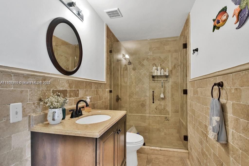 Bathroom, Glass Shower, Interior