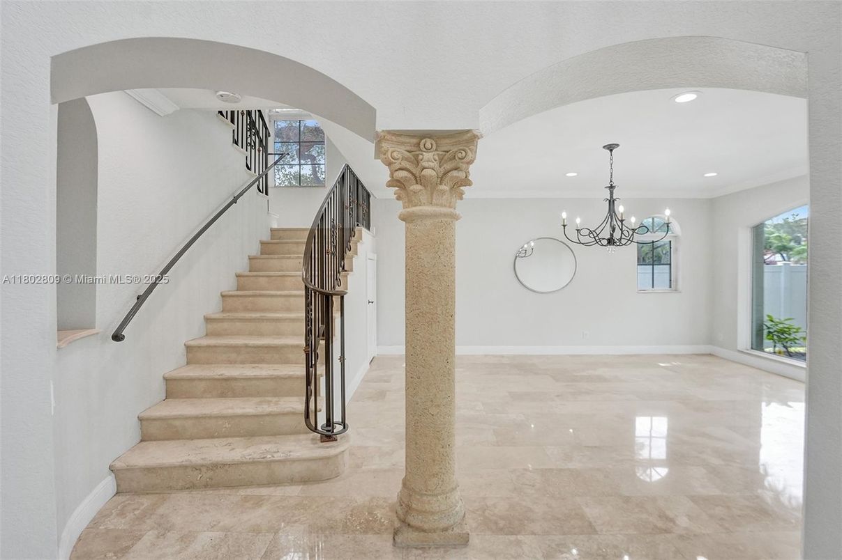 Chandelier, Interior, Recessed Lighting