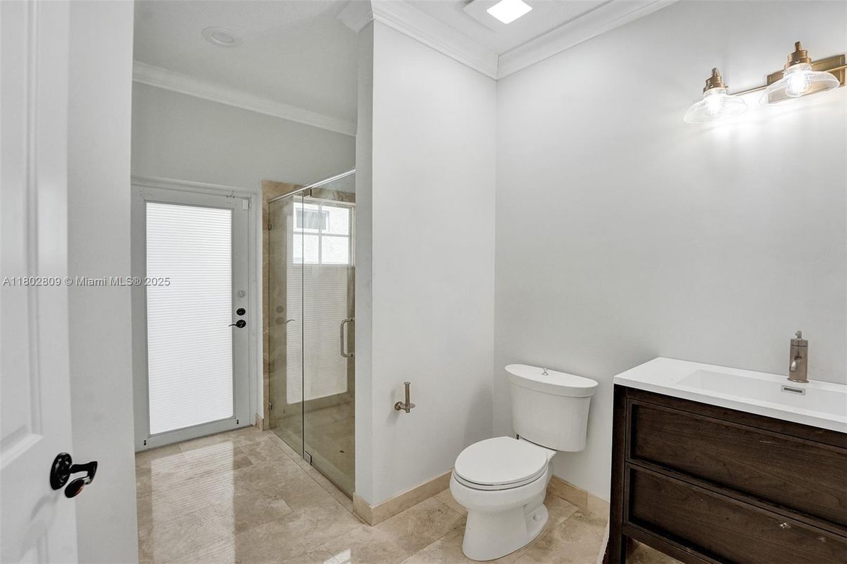 Bathroom, Glass Shower, Interior