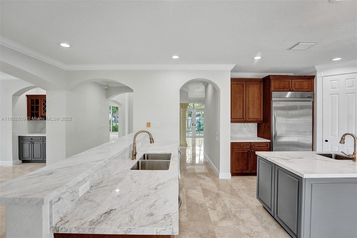 Interior, Kitchen, Recessed Lighting, Stainless Steel Appliances