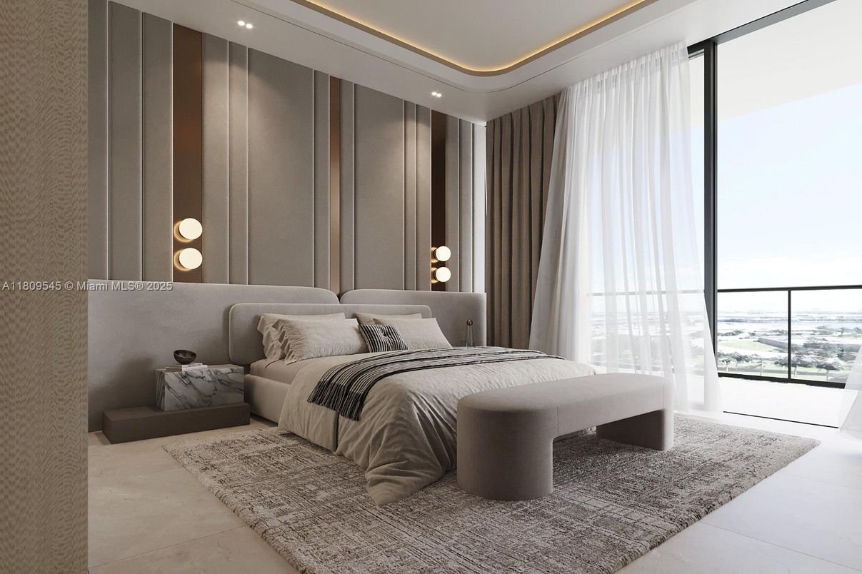 Bedroom, Interior, Recessed Lighting