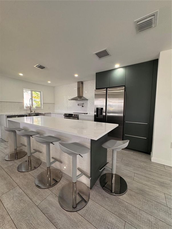 Interior, Kitchen, Recessed Lighting, Stainless Steel Appliances