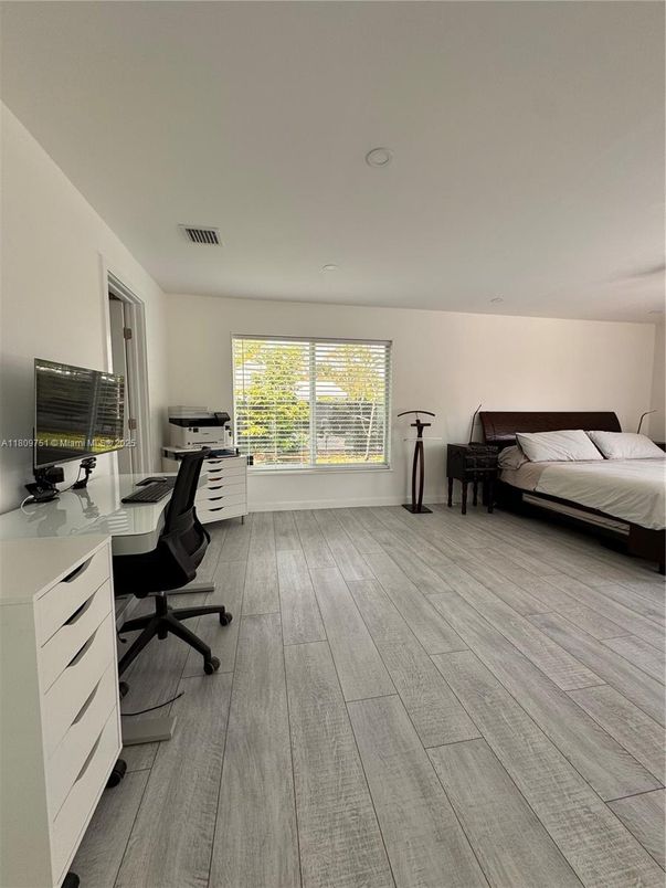 Bedroom, Home Office, Interior, Wood Texture Flooring