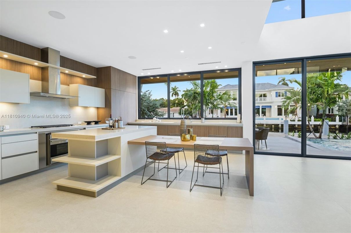 Interior, Kitchen, Recessed Lighting, Stainless Steel Appliances