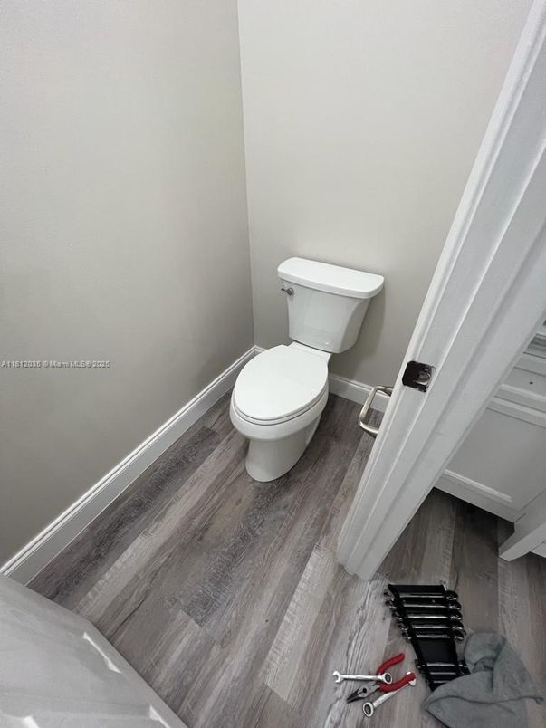 Bathroom, Interior, Wood Texture Flooring