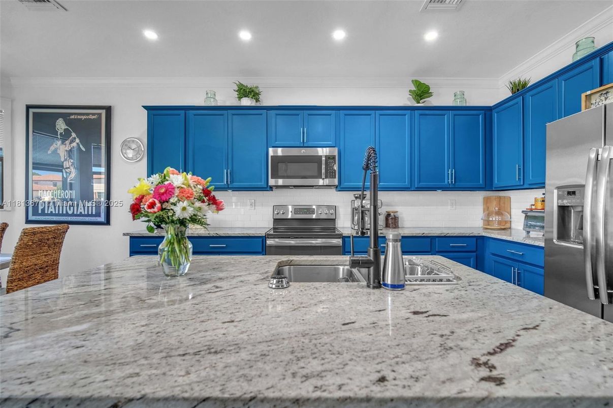 Interior, Kitchen, Recessed Lighting, Stainless Steel Appliances
