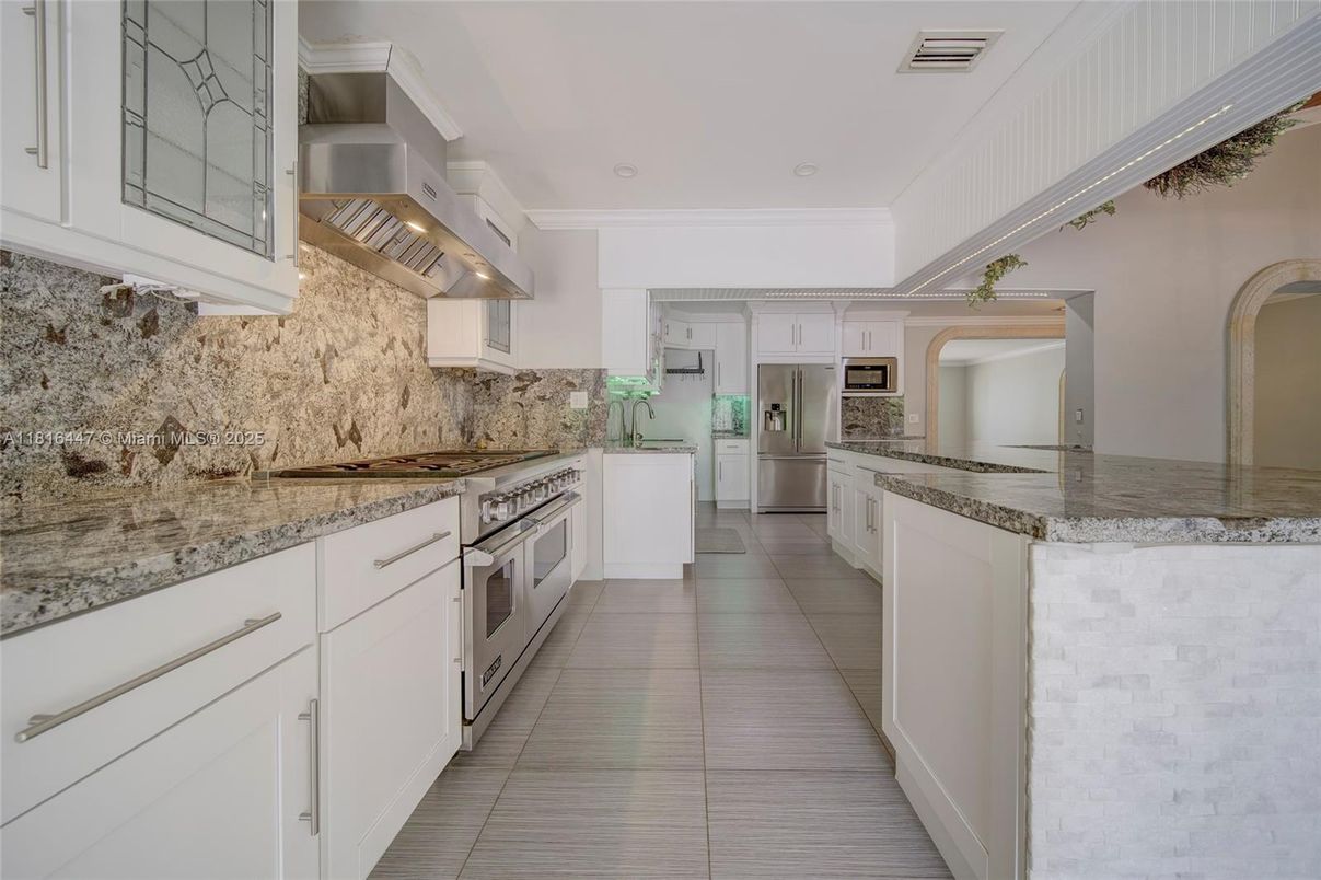 Interior, Kitchen, Recessed Lighting, Stainless Steel Appliances