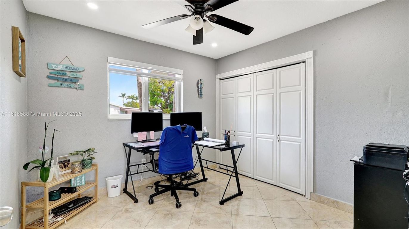 Home Office, Interior, Recessed Lighting