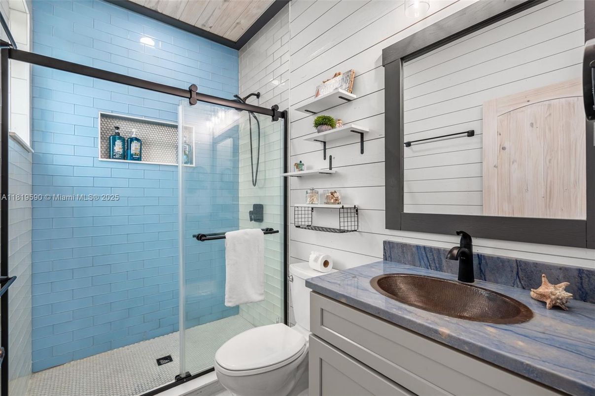 Bathroom, Glass Shower, Interior