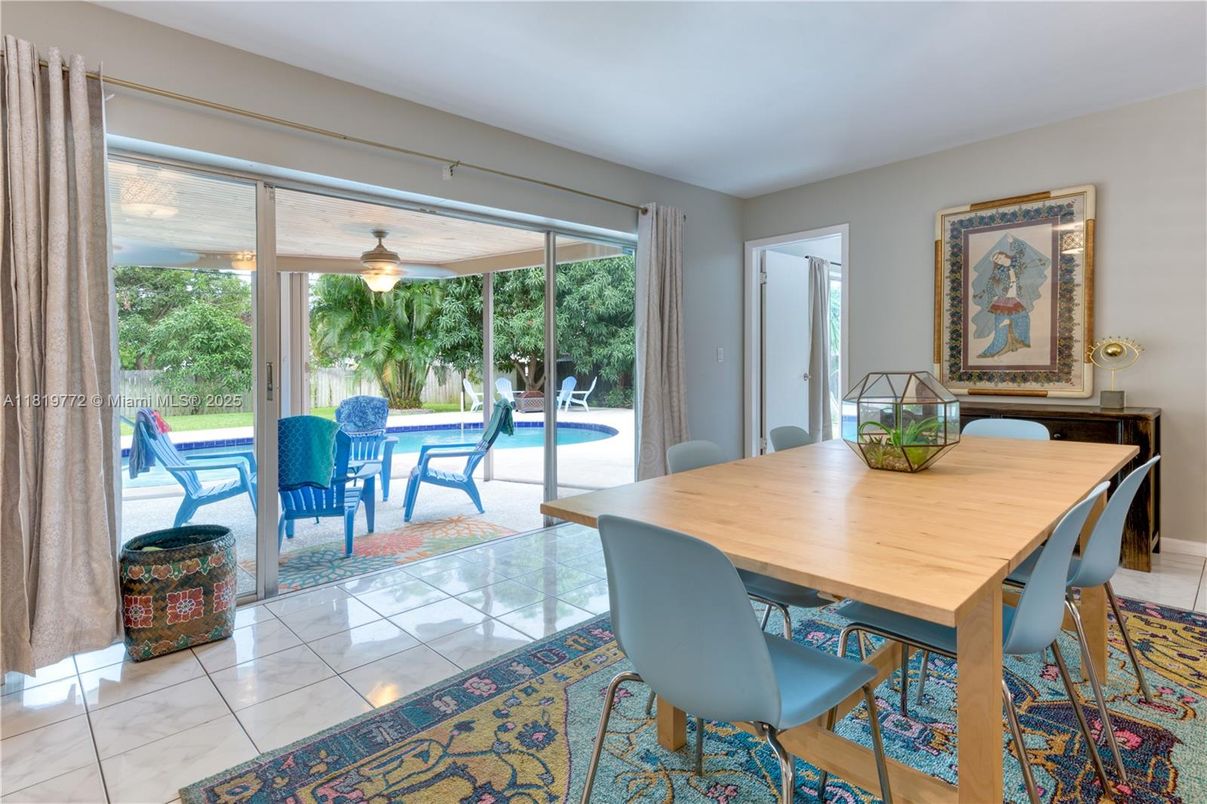 Dining room, Interior