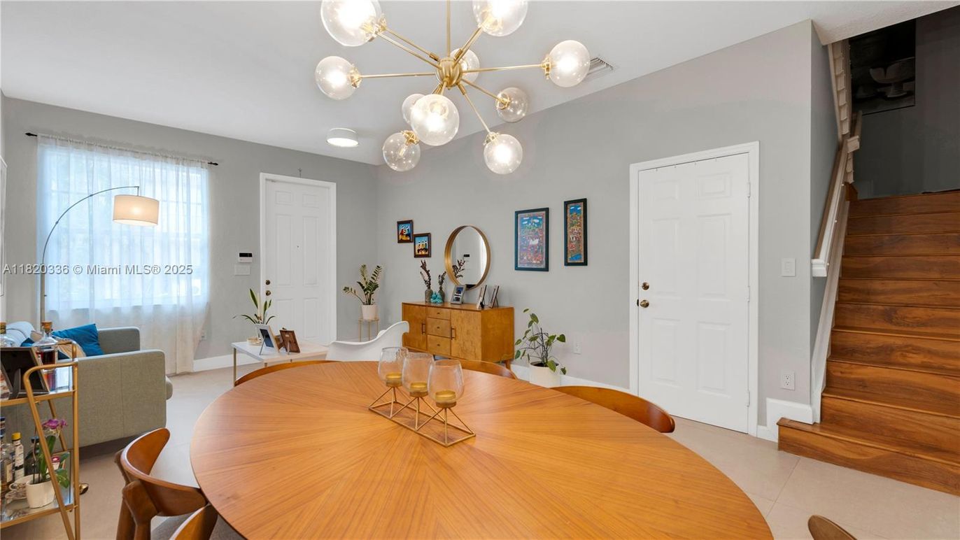 Dining room, Interior, Pendant Lights