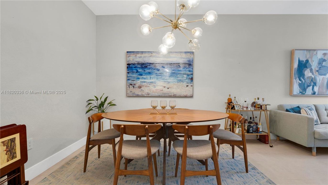 Dining room, Interior, Pendant Lights