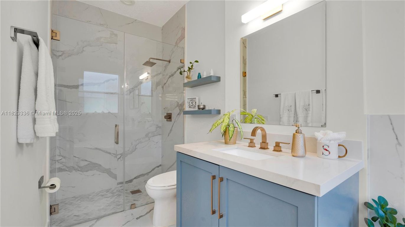 Bathroom, Glass Shower, Interior, Marble, Marble Walls