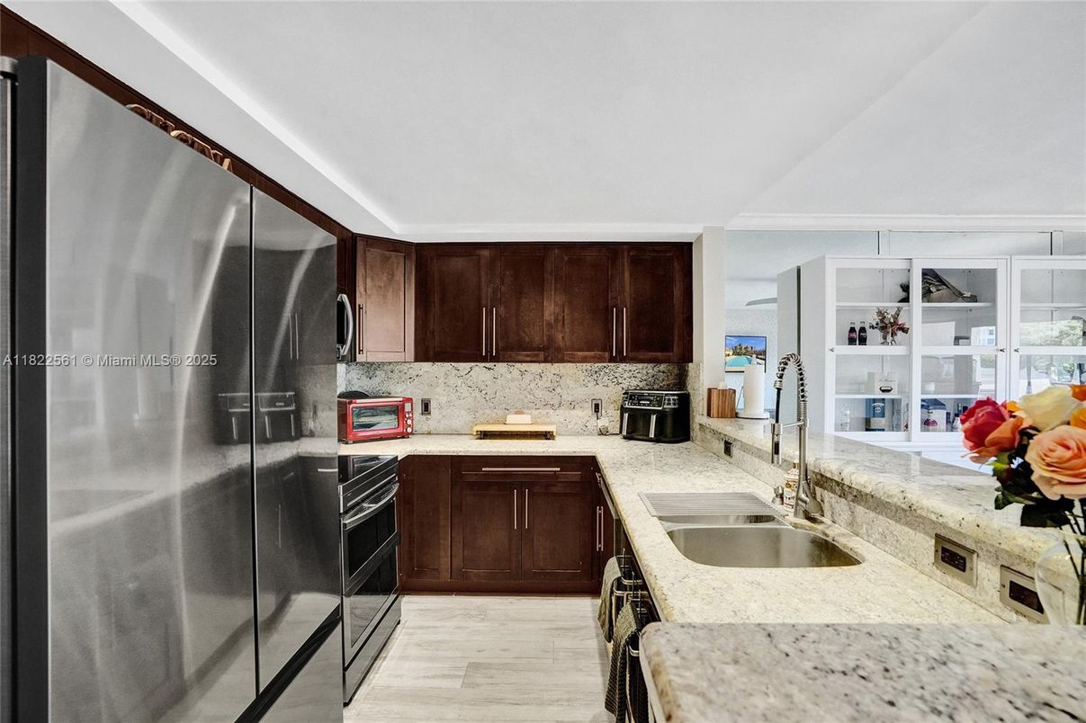 Interior, Kitchen, Wood Texture Flooring
