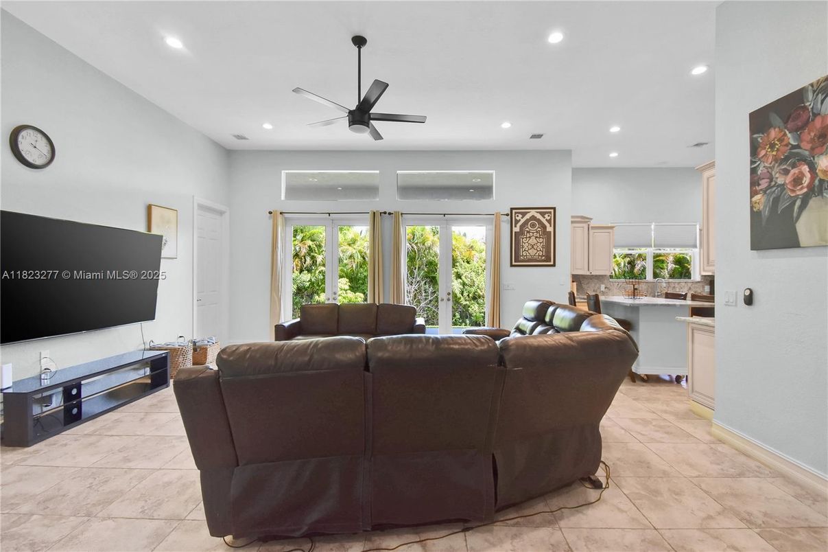 Interior, Living room, Recessed Lighting