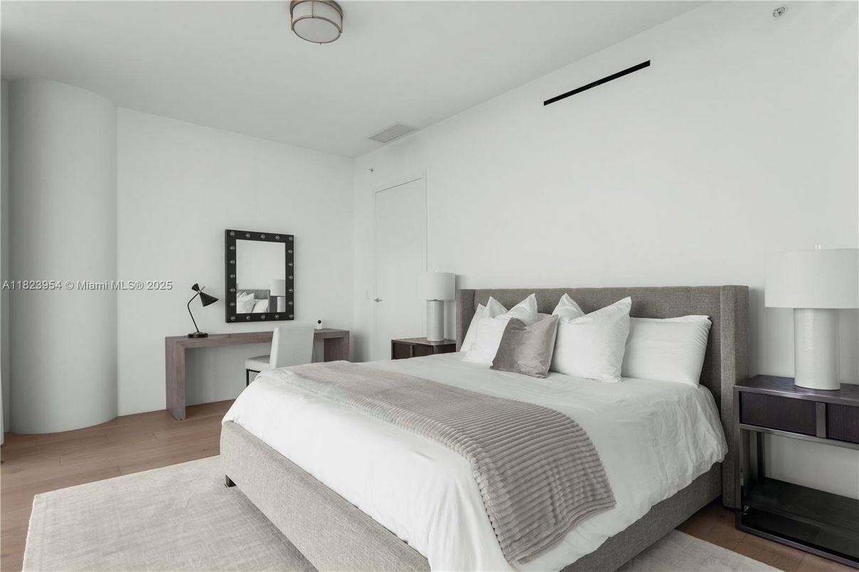 Bedroom, Interior, Wood Texture Flooring
