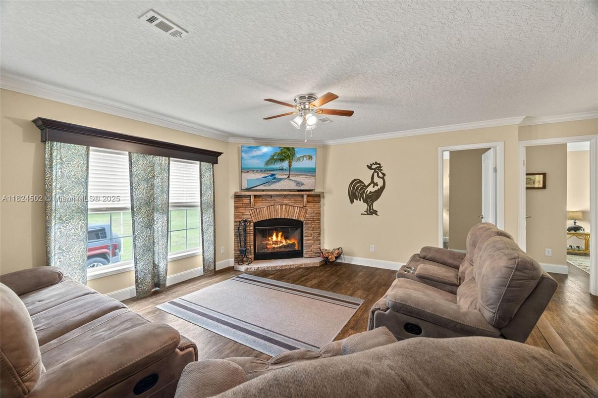 Fireplace, Interior, Living room, Wood Texture Flooring