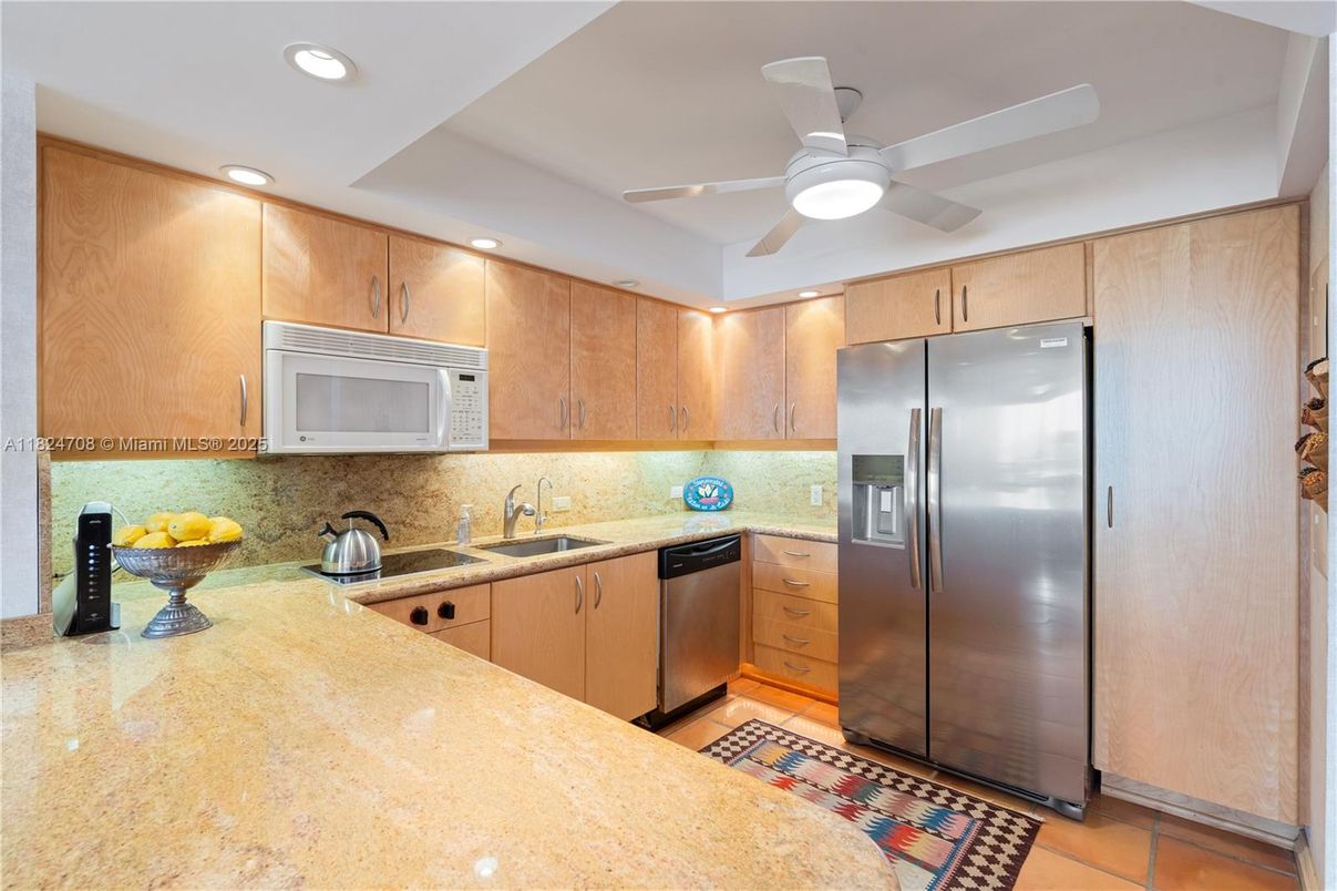 Interior, Kitchen, Recessed Lighting, Stainless Steel Appliances