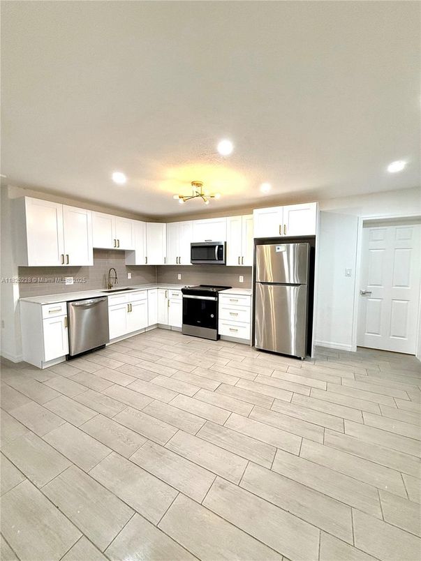 Interior, Kitchen, Recessed Lighting, Stainless Steel Appliances