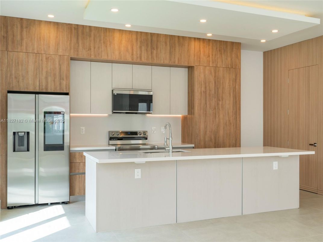Interior, Kitchen, Recessed Lighting, Stainless Steel Appliances