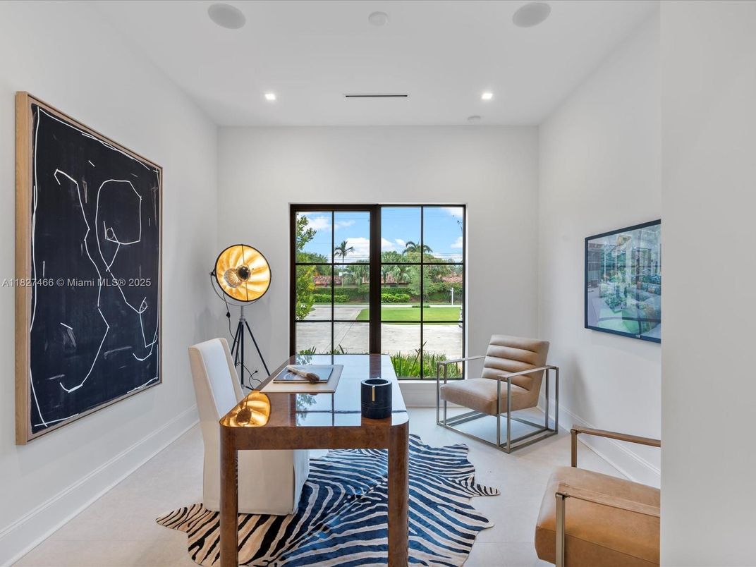 Home Office, Interior, Recessed Lighting