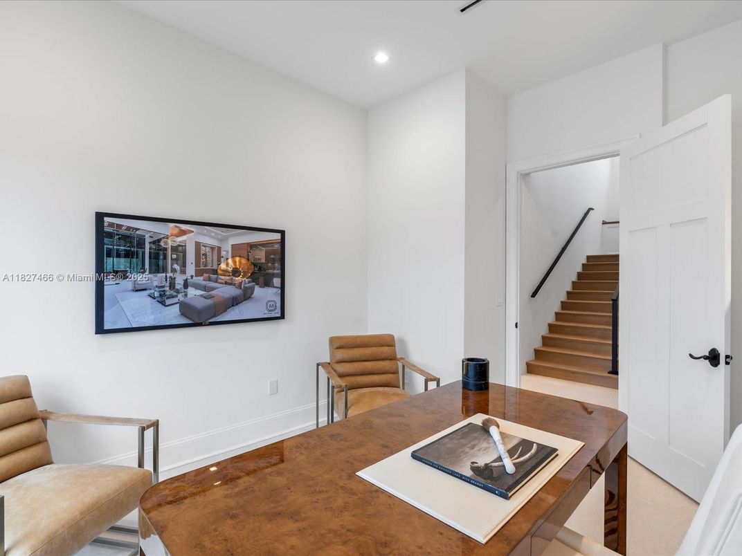 Home Office, Interior, Recessed Lighting