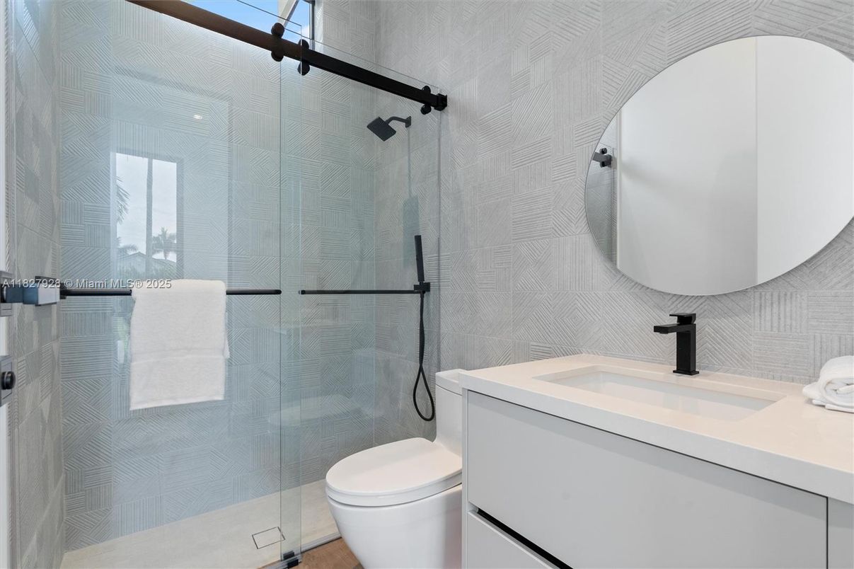 Bathroom, Glass Shower, Interior