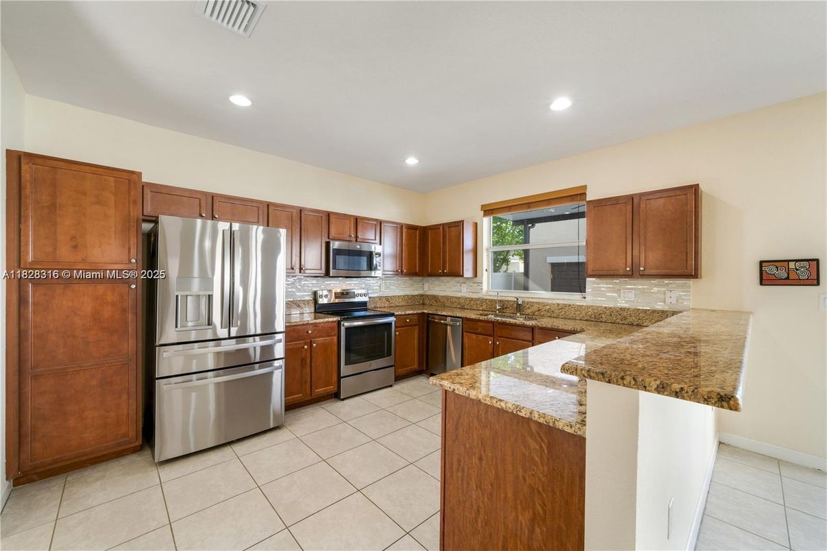 Interior, Kitchen, Recessed Lighting, Stainless Steel Appliances
