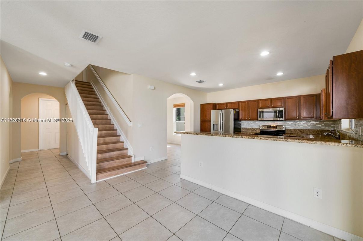 Interior, Kitchen, Recessed Lighting, Stainless Steel Appliances