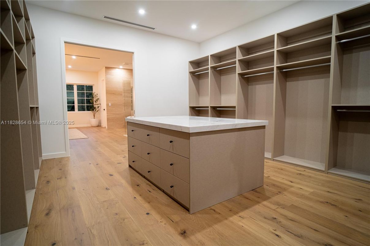 Interior, Recessed Lighting, Walk-in Closets, Wood Texture Flooring