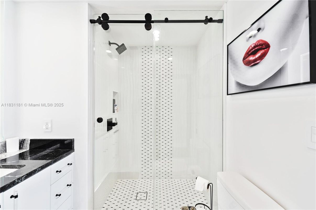 Bathroom, Glass Shower, Interior