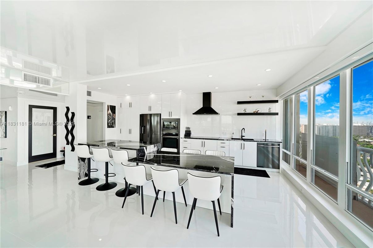 Interior, Kitchen, Recessed Lighting, Stainless Steel Appliances