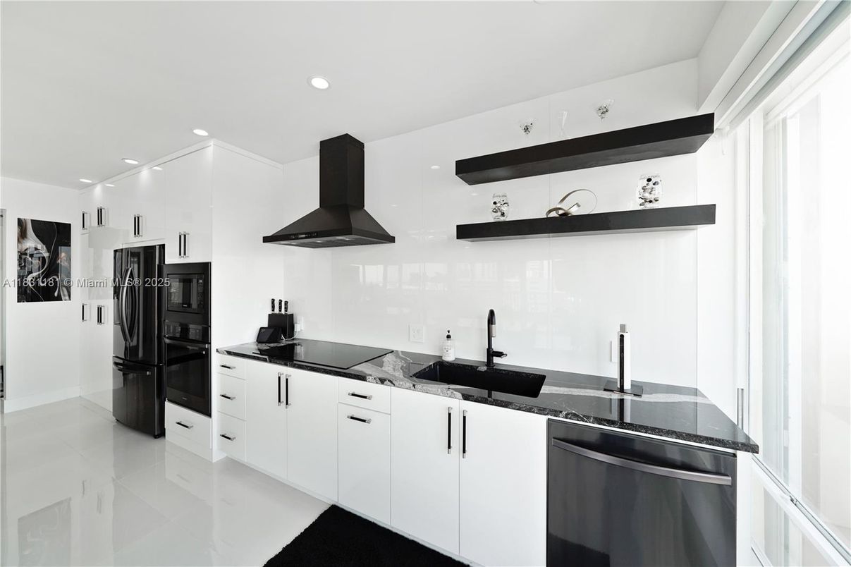 Interior, Kitchen, Recessed Lighting, Stainless Steel Appliances