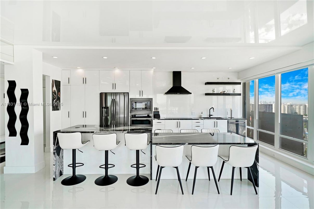 Interior, Kitchen, Recessed Lighting, Stainless Steel Appliances
