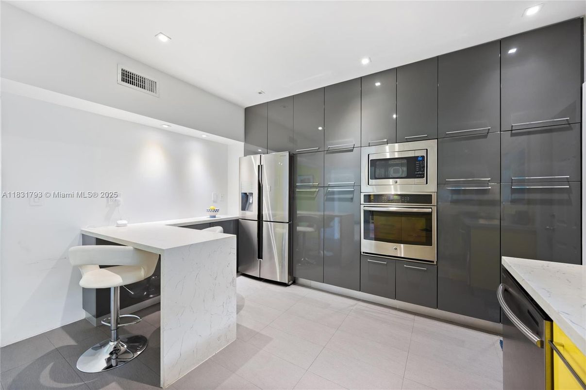 Interior, Kitchen, Recessed Lighting, Stainless Steel Appliances