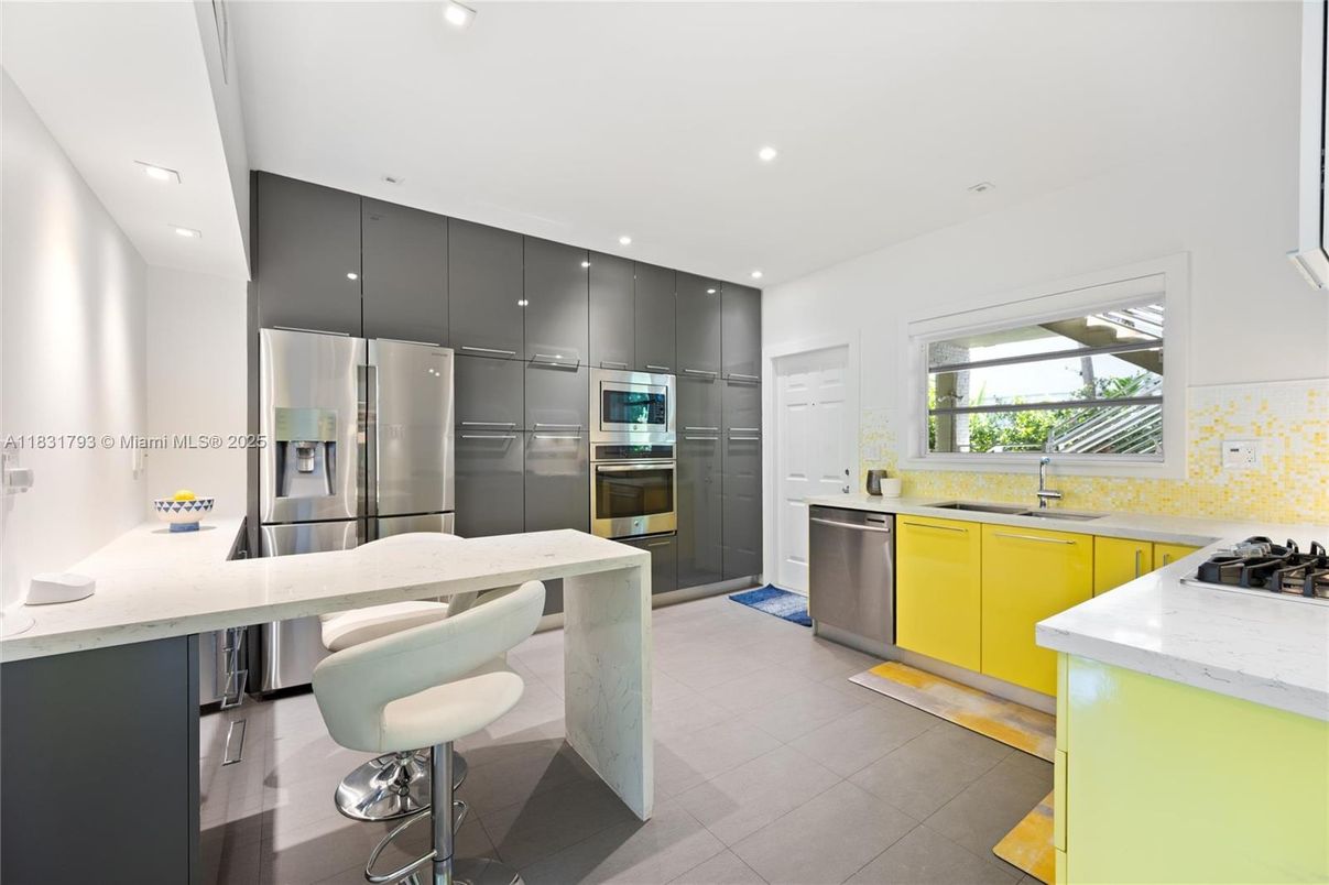 Interior, Kitchen, Recessed Lighting, Stainless Steel Appliances