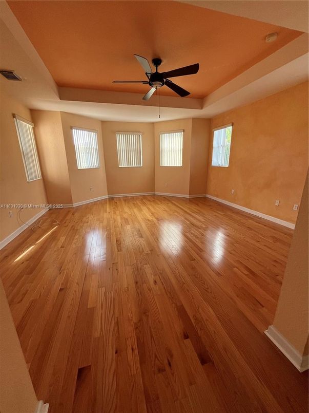 Empty room, Interior, Wood Texture Flooring