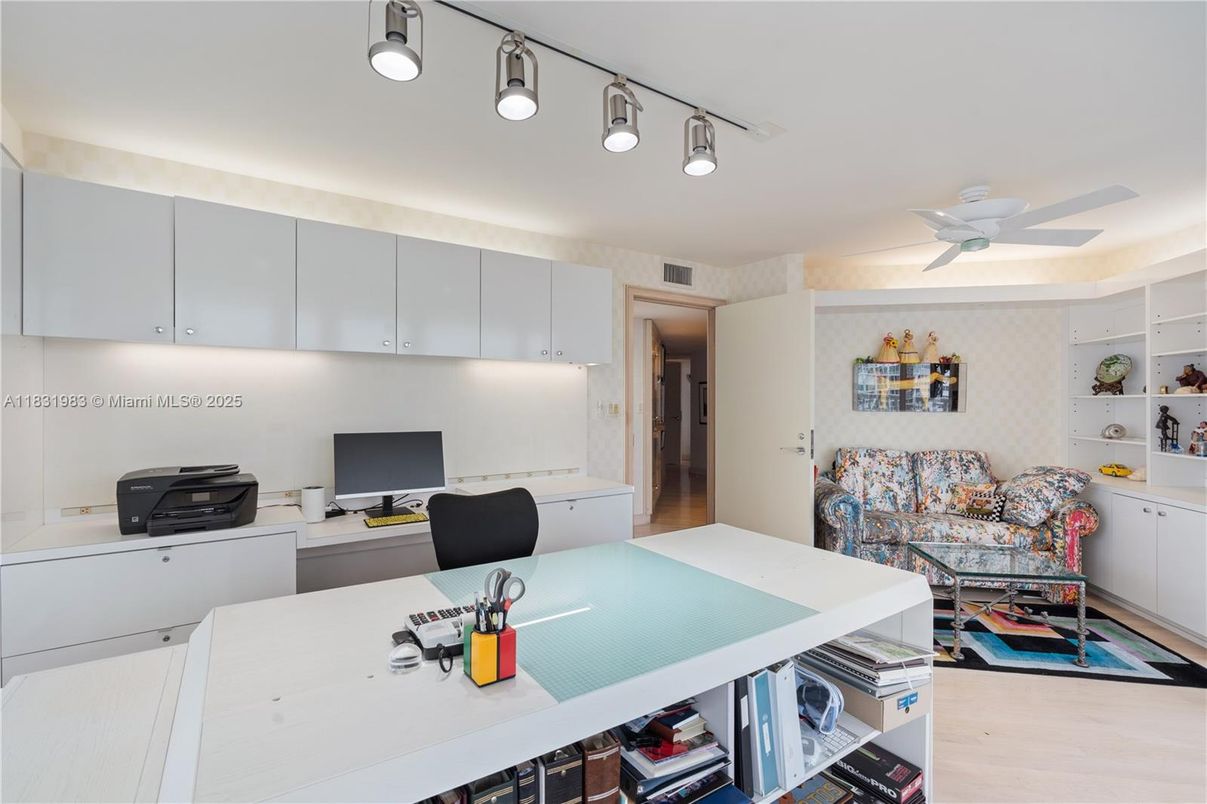 Home Office, Interior, Wood Texture Flooring