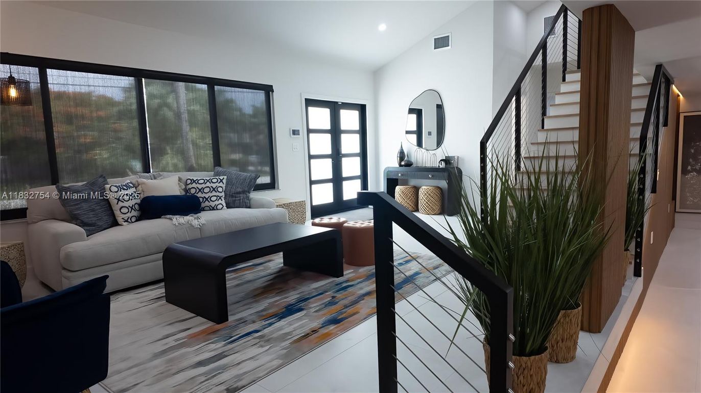 Interior, Living room, Recessed Lighting