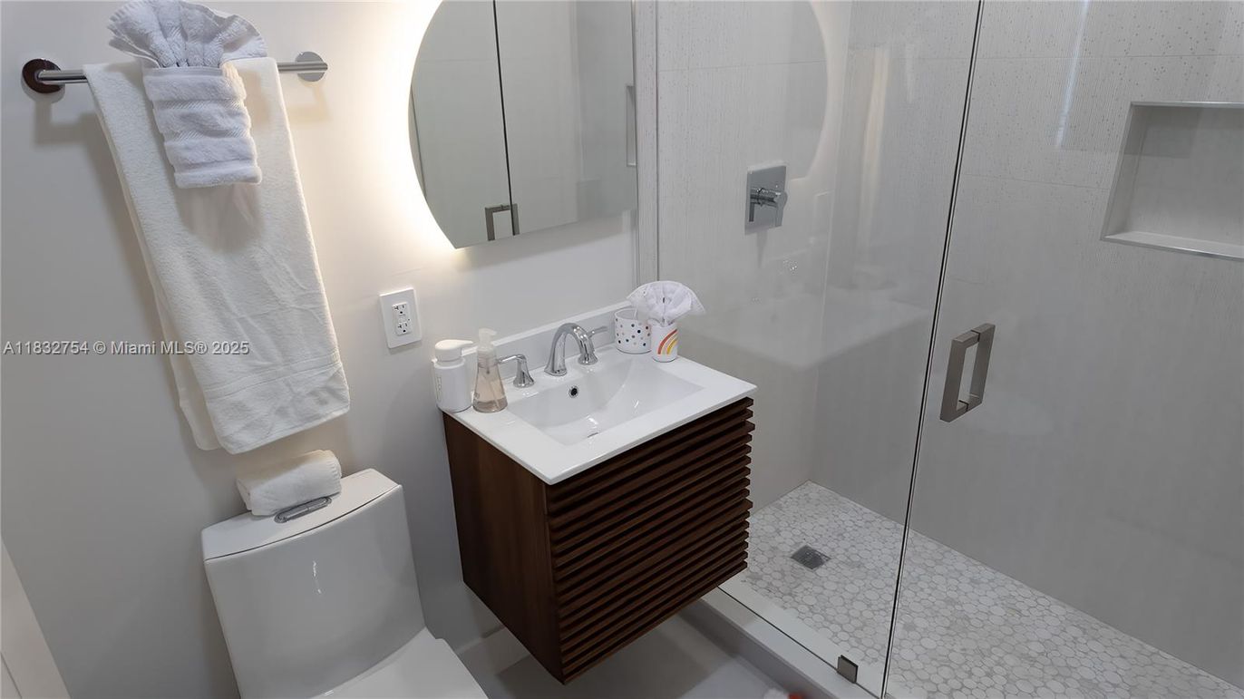 Bathroom, Glass Shower, Interior