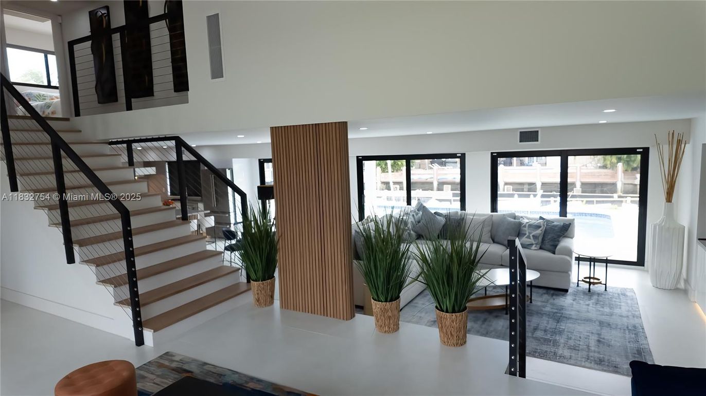 Interior, Living room, Recessed Lighting