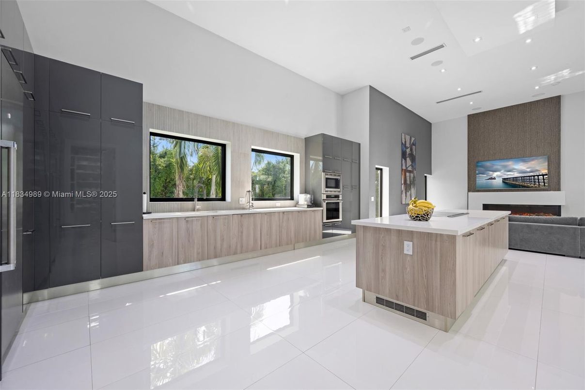 Interior, Kitchen, Recessed Lighting, Stainless Steel Appliances