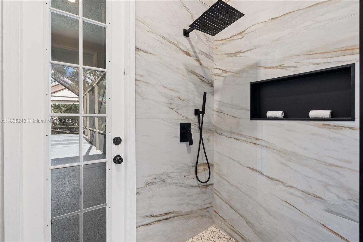 Bathroom, Interior, Marble Walls