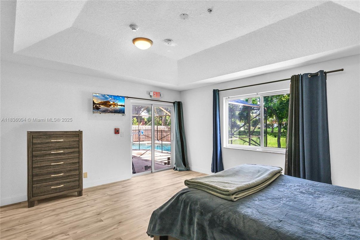 Bedroom, Interior, Wood Texture Flooring