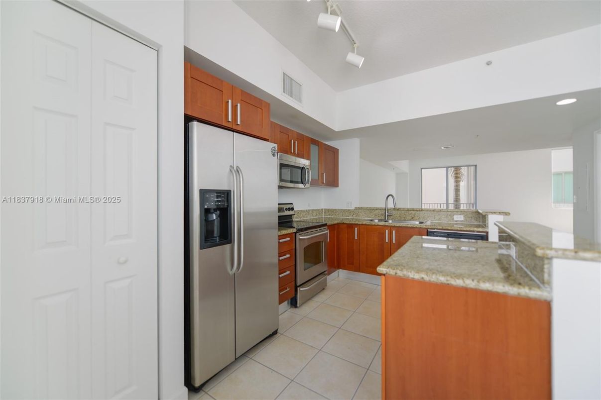 Interior, Kitchen, Recessed Lighting, Stainless Steel Appliances